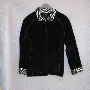 Danier: Black Suede Jacket Size Medium